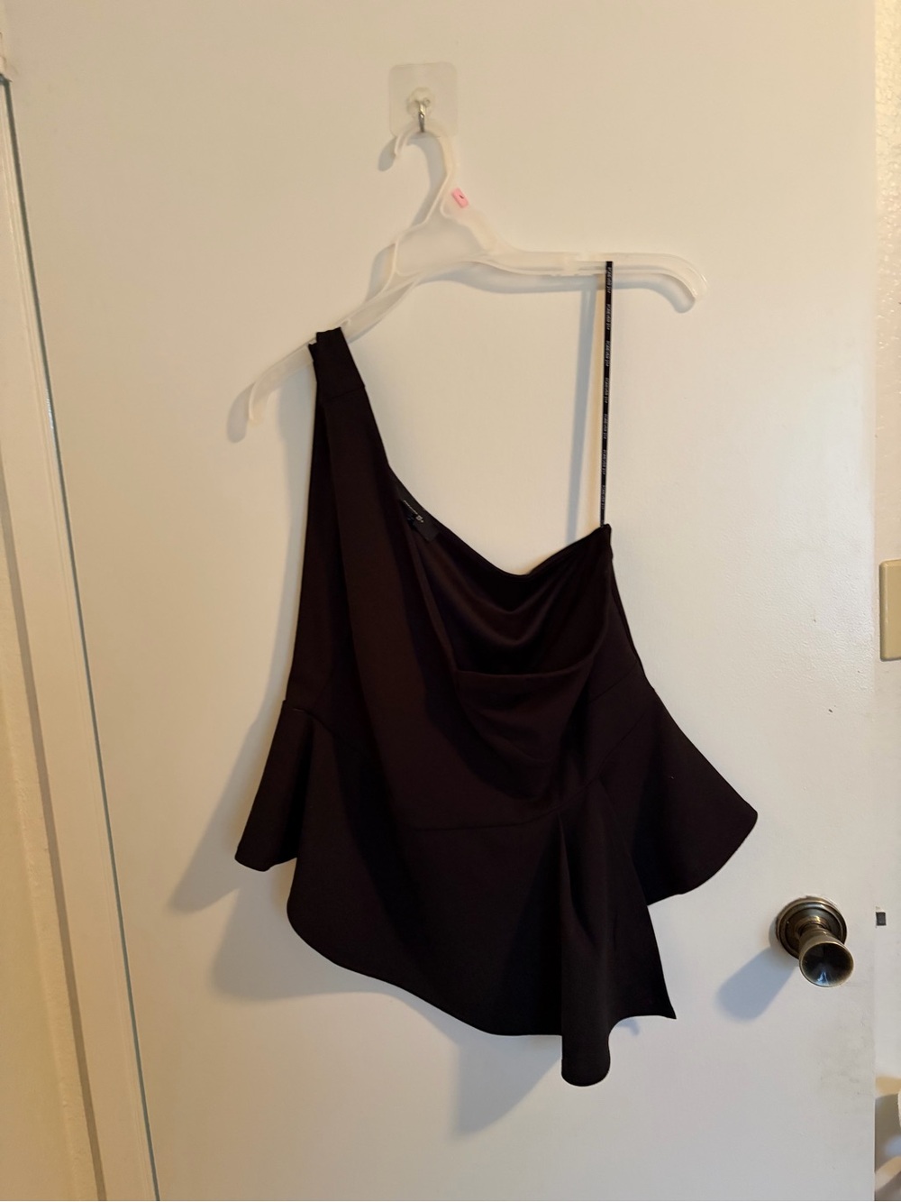 Forever 21 Plus Black One-Shoulder Top